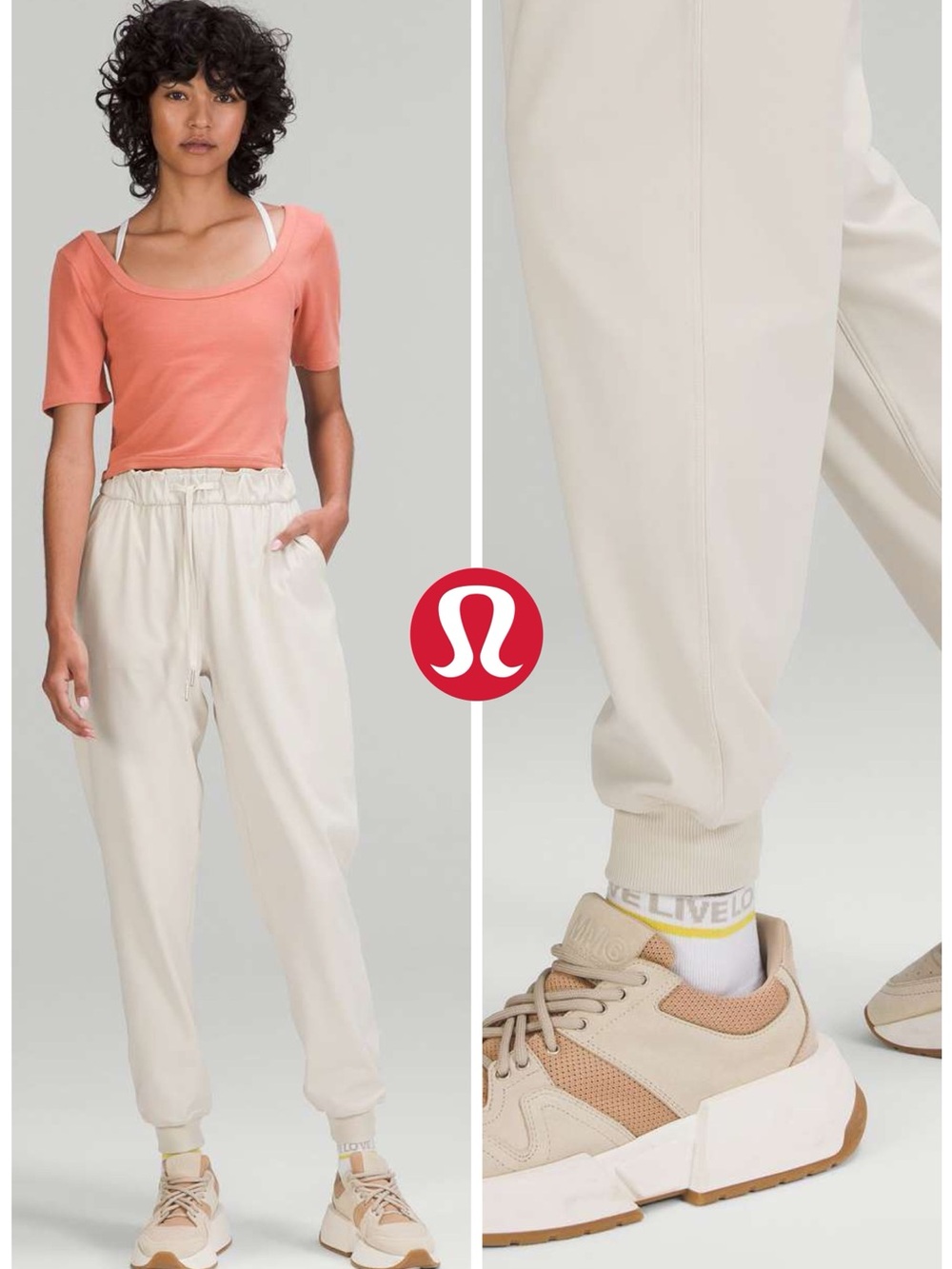 Like New - Lululemon Stretch Luxtreme High-Rise Jogger in Natural Ivory (14)